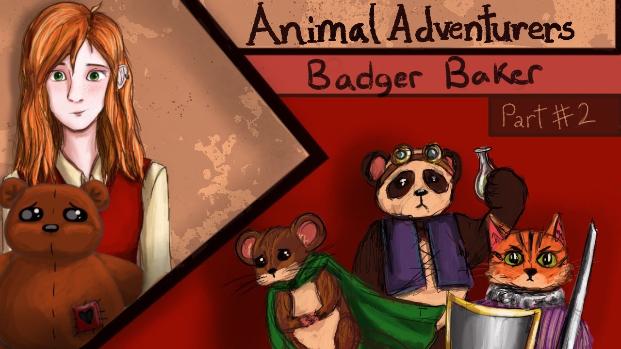 Animal Adventurers: Badger Baker (part 2 paint)