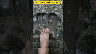 lord hanuman 😱 footprint 👣🚩 #viral #viral #reels #hanuman #ramayan #video #shorts #viralvideo screenshot 5