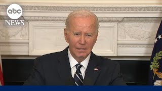 President Biden speaks on the war between Israel and Hamas | ABCNL