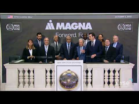 Magna international (nyse: mga) rings the closing bell®