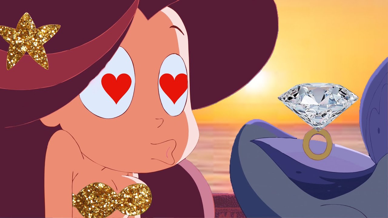 ZIG e SHARKO 🌴 NOITE ROMANTICA 💎 Zig e Sharko Brasil | Desenho Animado em português