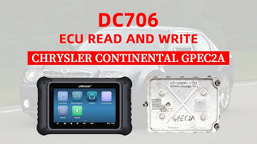 DC706-CHRYSLER CONTINENTAL GPEC2A ECU READ AND WRITE