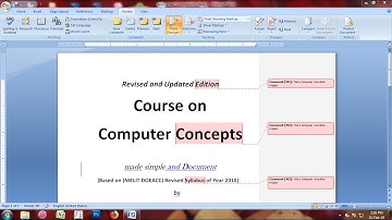 How to use Review Tab in Ms Word | Review tab in Ms word