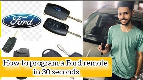 How to program a Ford remote in 30 seconds