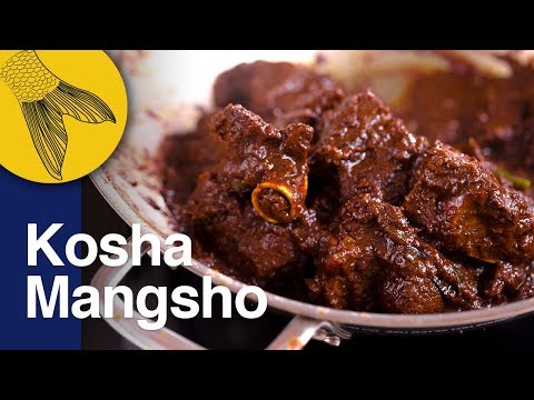 Mutton Kosha Bengali Recipe | Kasha Mangsho | Bengali Slow Cooked Mutton Curry | Kali Pujo Special