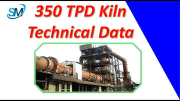 Rotary Kiln | 350 TPD Kiln Technical Data | Sponge Iron Rotary Kiln Technical Data |