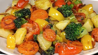 Potatoes with vegetables | Simple and delicious recipe