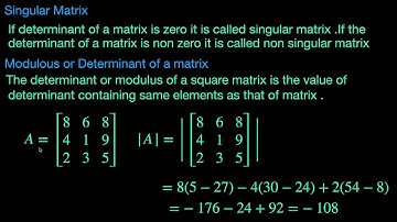 Matrix introduction , addition and subtraction
