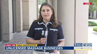 WRAL Investigates: Unlicensed massage practices in state shopping malls