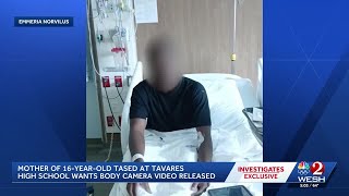 Central Florida mother demands  bodycam video of deputy tasing her son at school