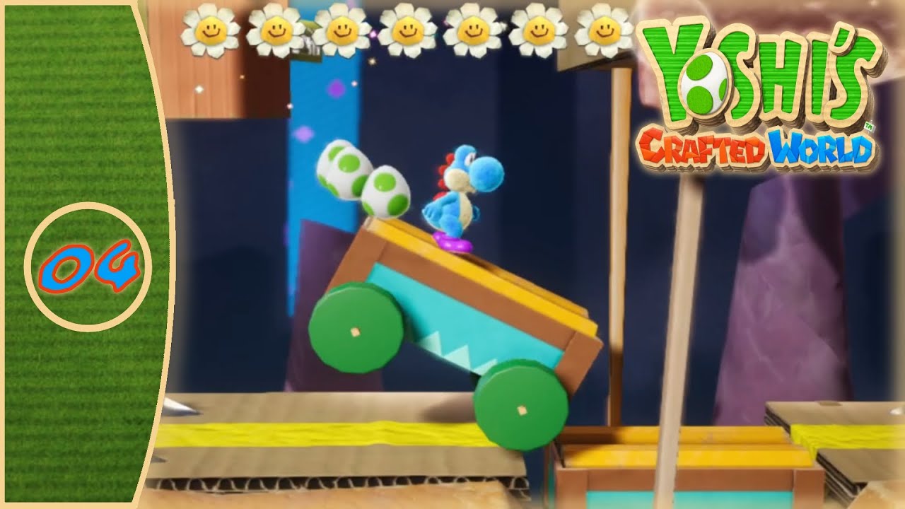 Mine Cart Cave! Yoshi's Crafted World (Blind, 100) Part 4 YouTube