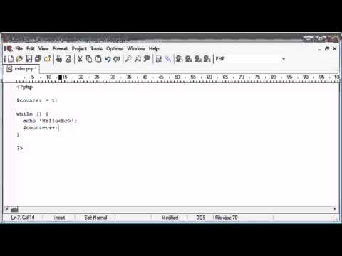 Beginner PHP Tutorial   25   while Loop