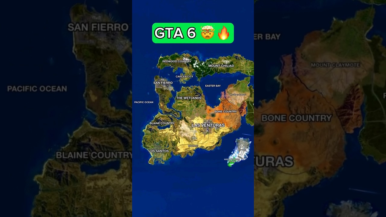 CraigyBoi on X: GTA 6 Map Leak Twice the size of Los Santos #GTA6 #GTA6MAP  #GTA6MAPLEAK #GTA6LEAKS #GTAVI  / X