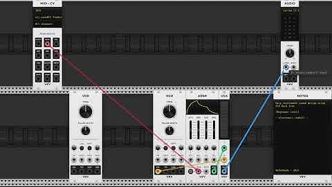easy VCV Rack examples for beginners using stock modules - 8. electronic cowbell