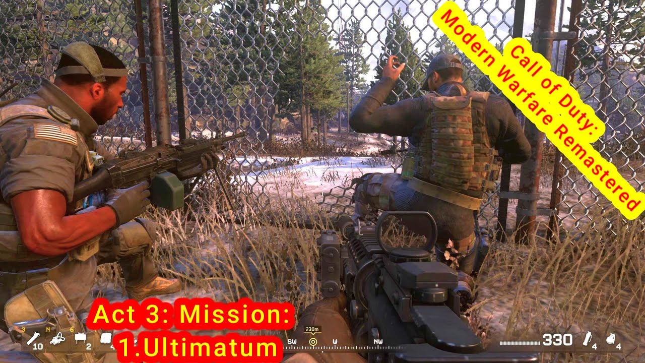 Modern Warfare Remastered – Mission: Ultimatum | Rescue Griggs & Stop Nuclear Launch.
