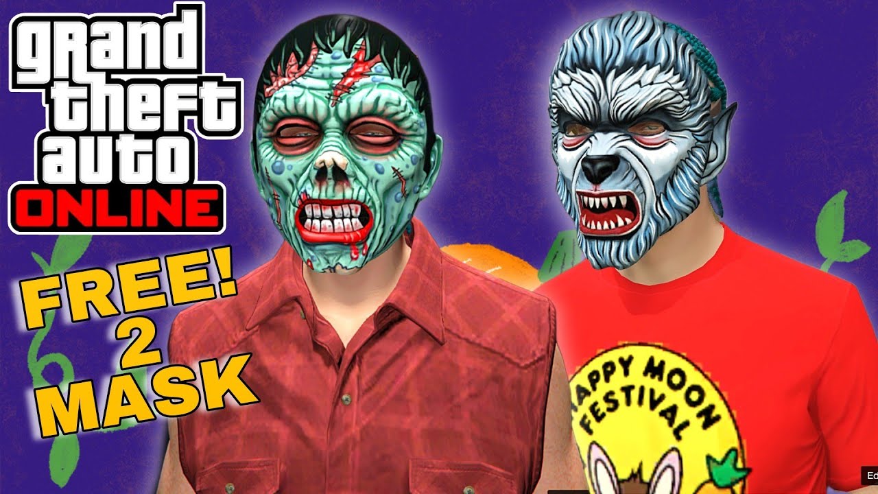 HOW TO GET THE BLUE VINTAGE WEREWOLF & TEAL VINTAGE ZOMBIE MASK IN GTA