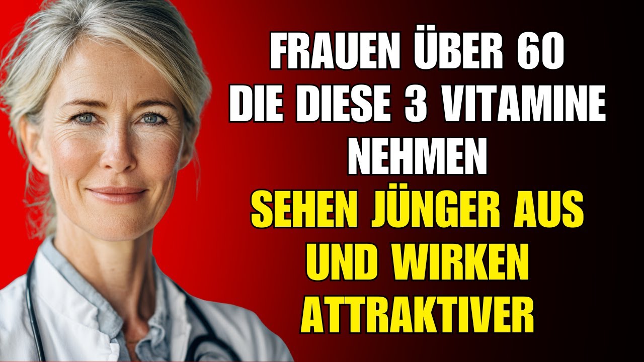 Frauen über 60: Diese 3 Vitamine unterstützen jüngeres Aussehen, Hautelastizität & Haare
