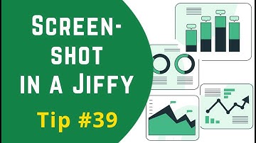 Easy and Fast way to Insert Screenshot in Excel| Productivity Tip 39