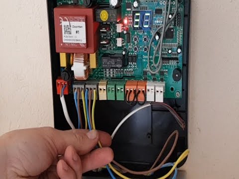 Подключение платы распашных ворот PCB SW