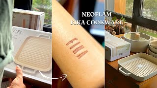 Unboxing Neoflam Fika Cookware 10 Pcs 🍳 Aesthetic Silent Vlog