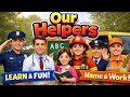 Our Helpers | Community Helpers ke Naam aur Kaam | kids Education Video