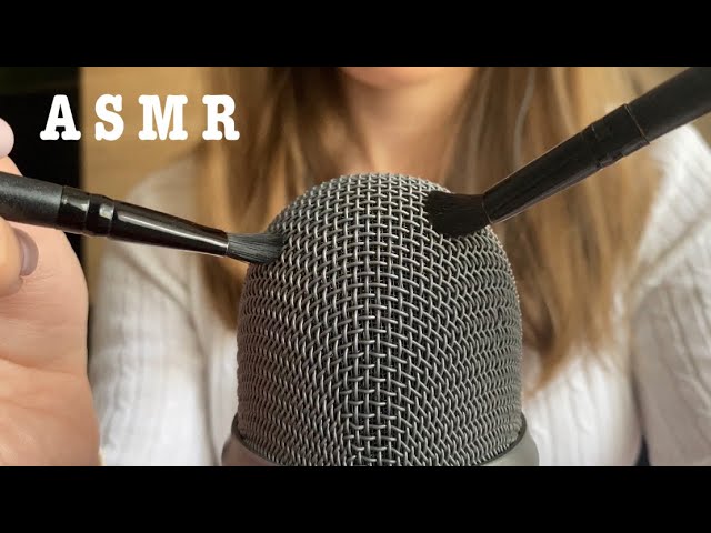 АСМР Кисточки по микрофону/Без слов/ASMR Microphone brushes/No talking