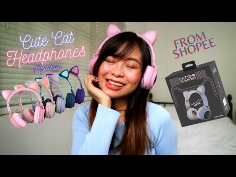 Cute Cat Headphones Review | Shopee | PHILIPPINES
