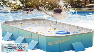 Family Swimming Pool Above Ground Garden Outdoor Kids Paddling Pools Foldable Review