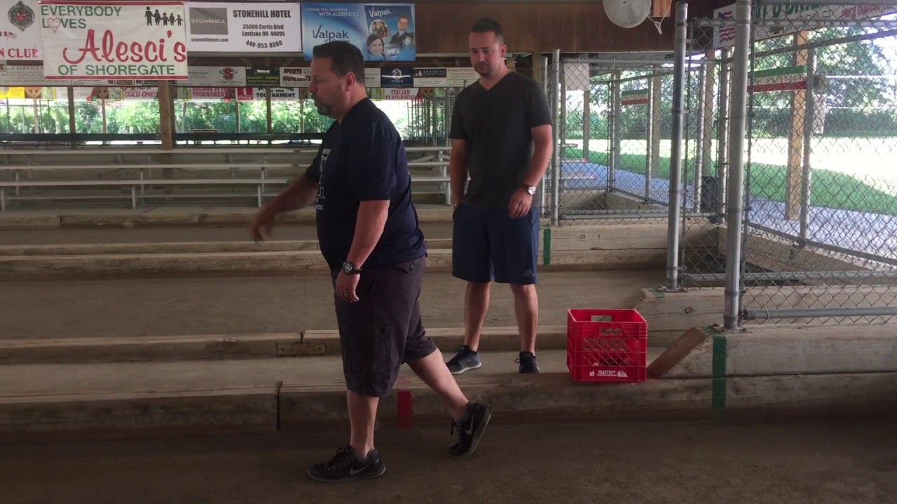 A bocce explainer from members of the Wickliffe ItalianAmerican Club