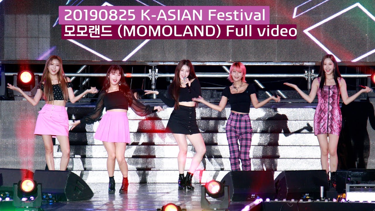 모모랜드 (MOMOLAND) Full Ver. (뿜뿜 + 짠쿵쾅 + 어마어마해 +BAAM + I’m So Hot) 4K 60P 직캠 190825