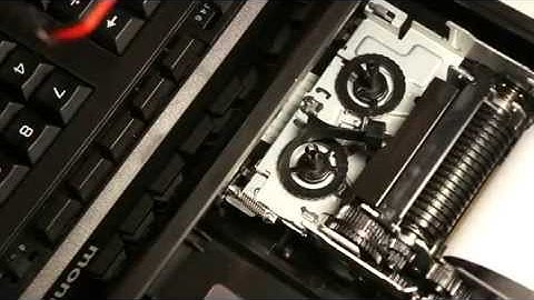 How To: Monroe Ultimate Printing Calculator P51S Ribbon Cartidge - Remove and Replace