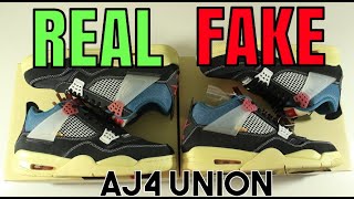 HOW TO: Tell If Your Jordan 4 Union Are FAKE 2020 (Crazy Comparison)