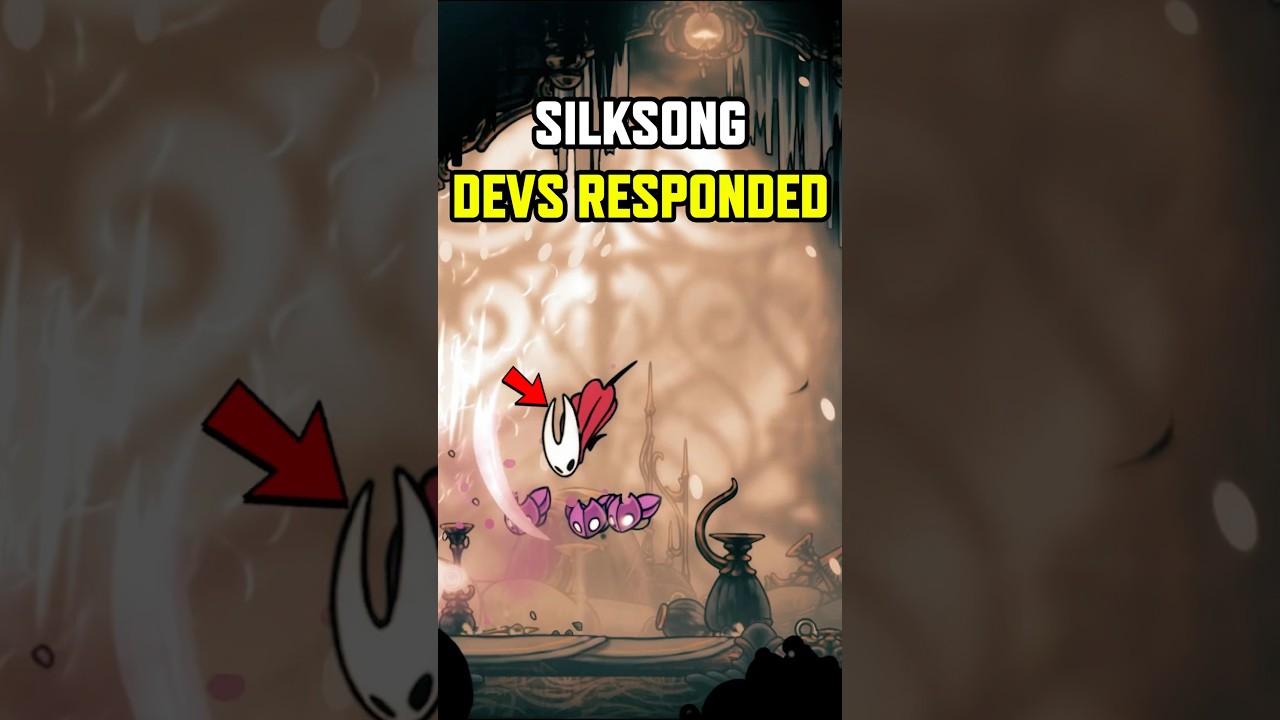 NO WAY SILKSONG’S DEVS RESPONDED TO THIS 😭😭😭