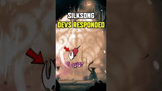 NO WAY SILKSONG’S DEVS RESPONDED TO THIS 😭😭😭