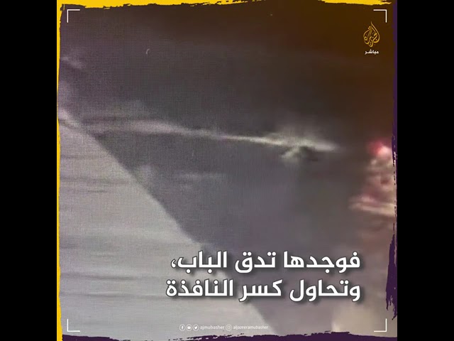 شاب ينقذ فتاة بعد أن قفزت بسيارتها إلى النهر خطأ