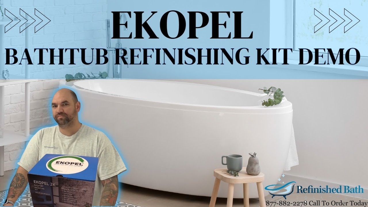 Ekopel Bathtub Refinishing Kit Demo Best Way to Refinish Bathtub