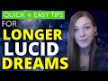 How to Have Longer Lucid Dreams | Enhance Your Lucid Dreams Like This!