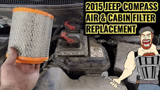 2015 JEEP COMPASS AIR & CABIN FILTER REPLACEMENT