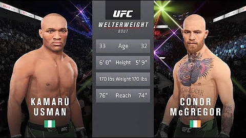 Kamaru Usman vs Conor McGregor | FREE FIGHT | UFC 4