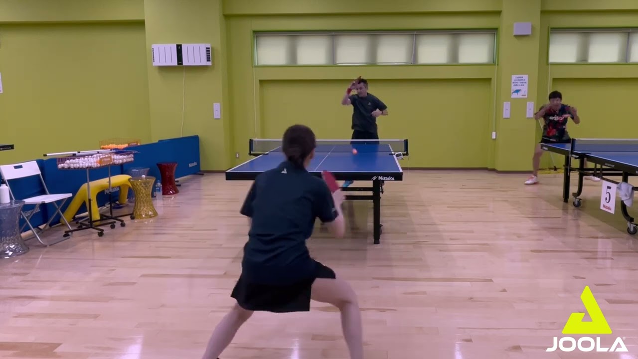 全日本二冠吉良あすか vs 全日本二冠山田昭仁【卓球／ラージボール】