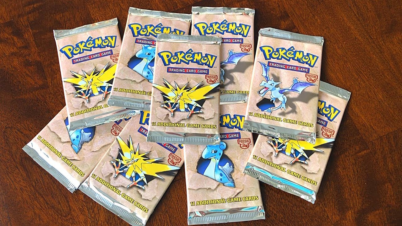 OPENING ORIGINAL POKEMON *FOSSIL* BOOSTER PACKS from 19 YEARS AGO! - YouTube