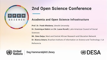 UNOpenScience21: Day 3A Academic and Open Science Infrastructure