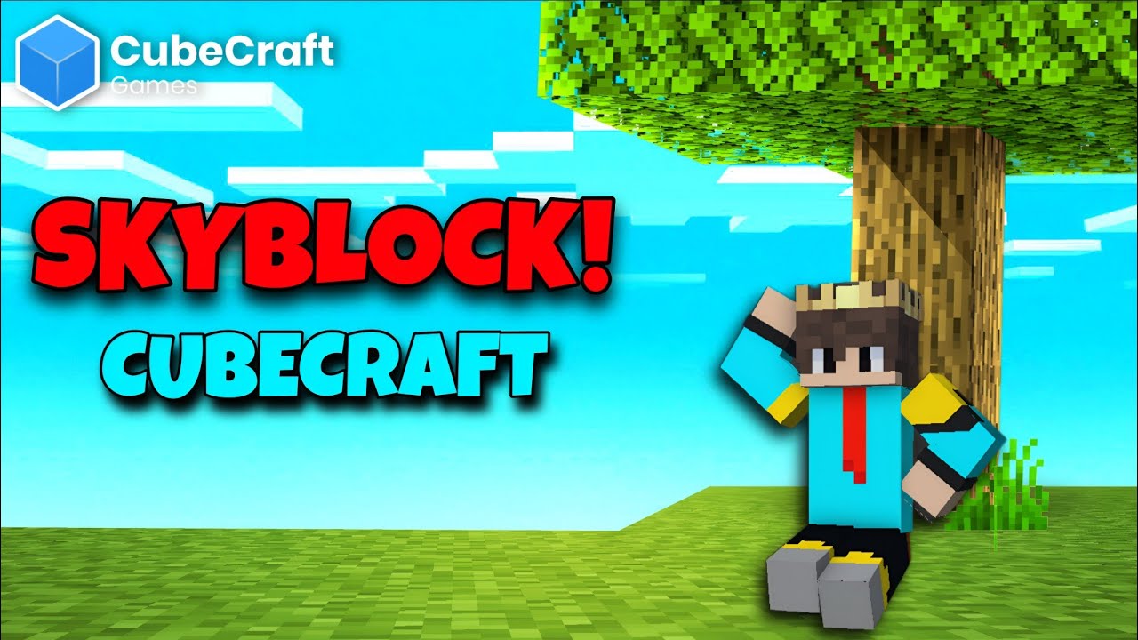 A New Journey Begins in Cubecraft Skyblock Server 🔥| Cubecraft.net ...