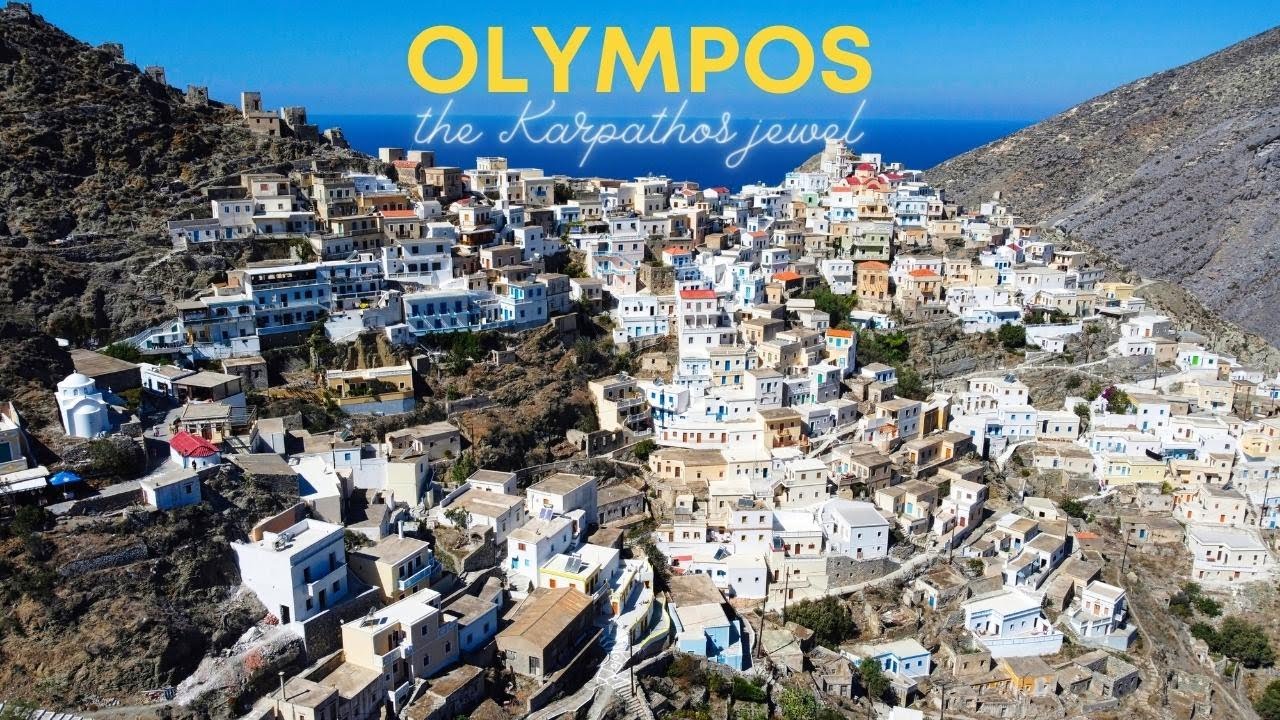 The stunning Olympos vilage in Karpathos island YouTube