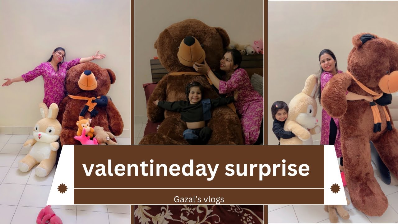 Husband ne diya itna bada surprise 🥹 | valentines Day special vlog💕