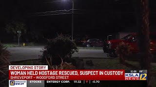 Woman held hostage rescued, suspect in custody