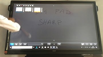 big pad Sharp utilizzo pen software