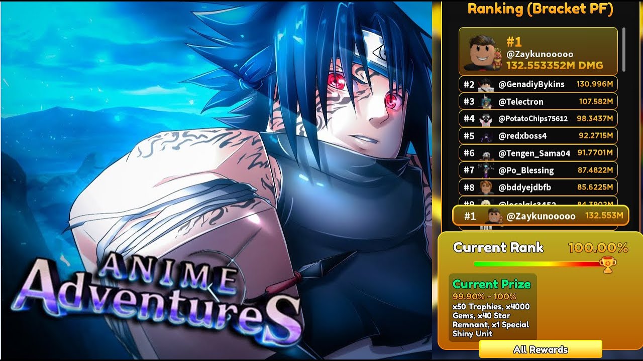 Anime Adventure Tournament Week 4, How To Get Easy 130M Damage - YouTube
