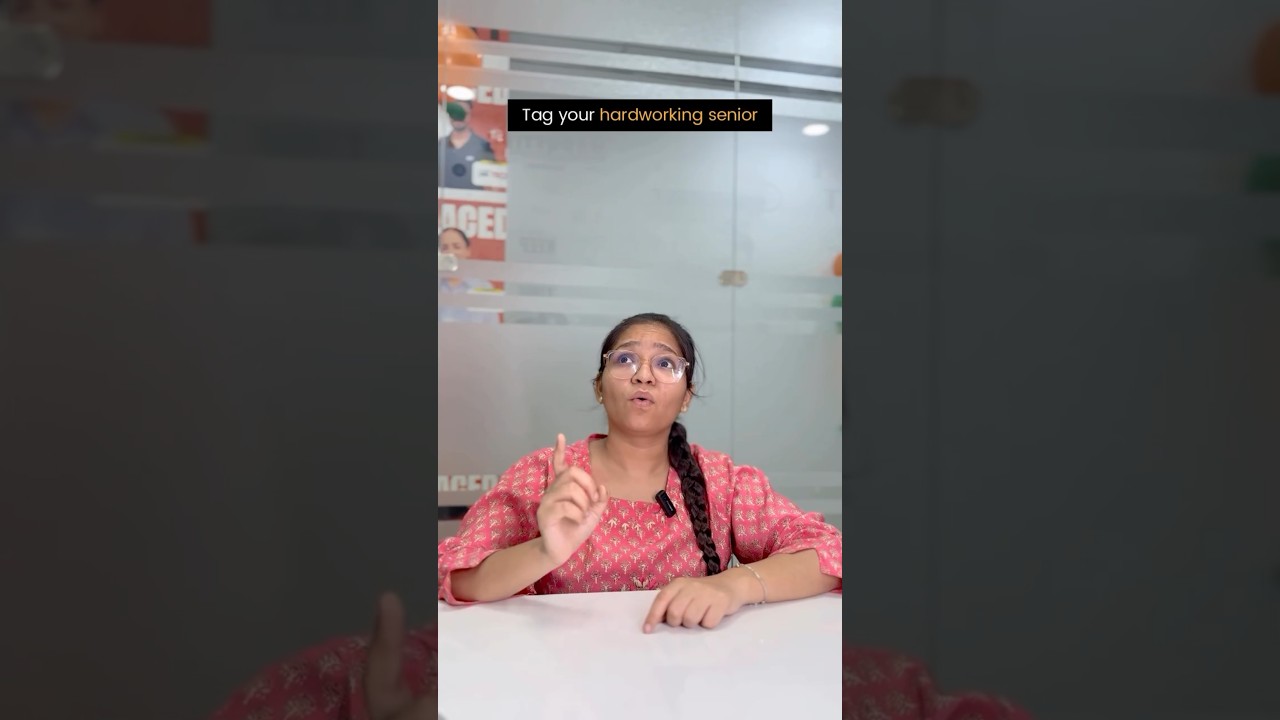 Tag your Hardworking Senior 🤪😜 