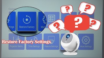 ❓#FAQ |  Gimbal A2 Projector: Restore Factory Settings Demo